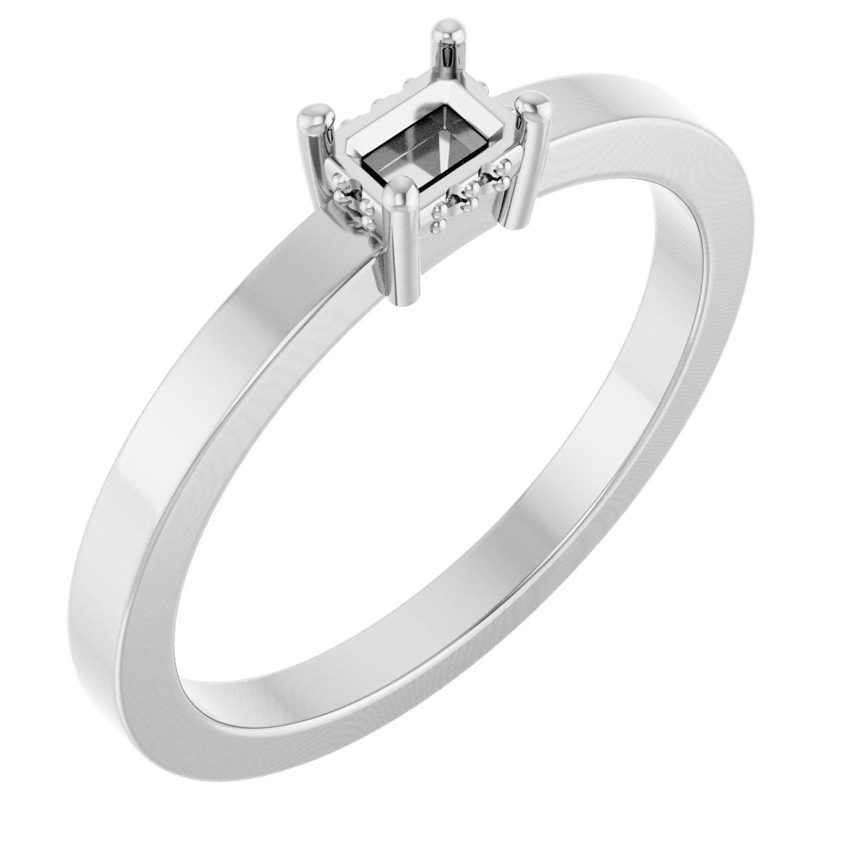 Hidden Halo-Style Ring