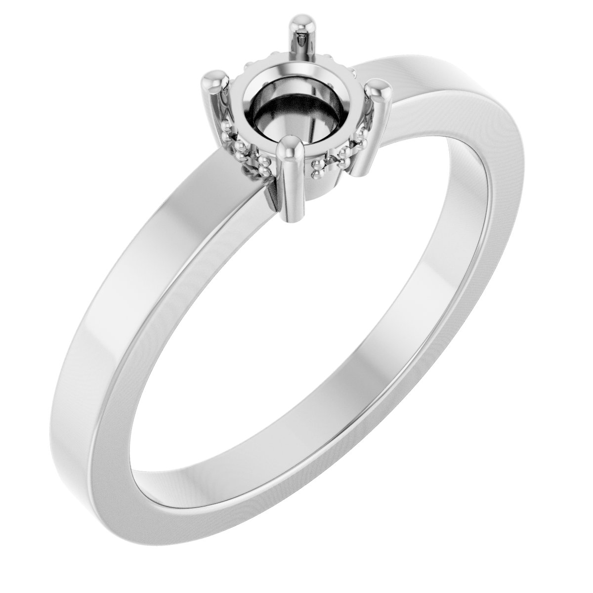 Hidden Halo-Style Ring