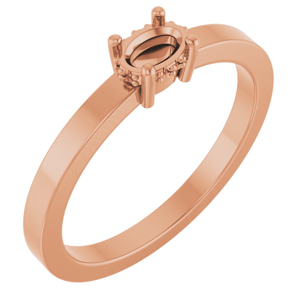 Hidden Halo-Style Ring
