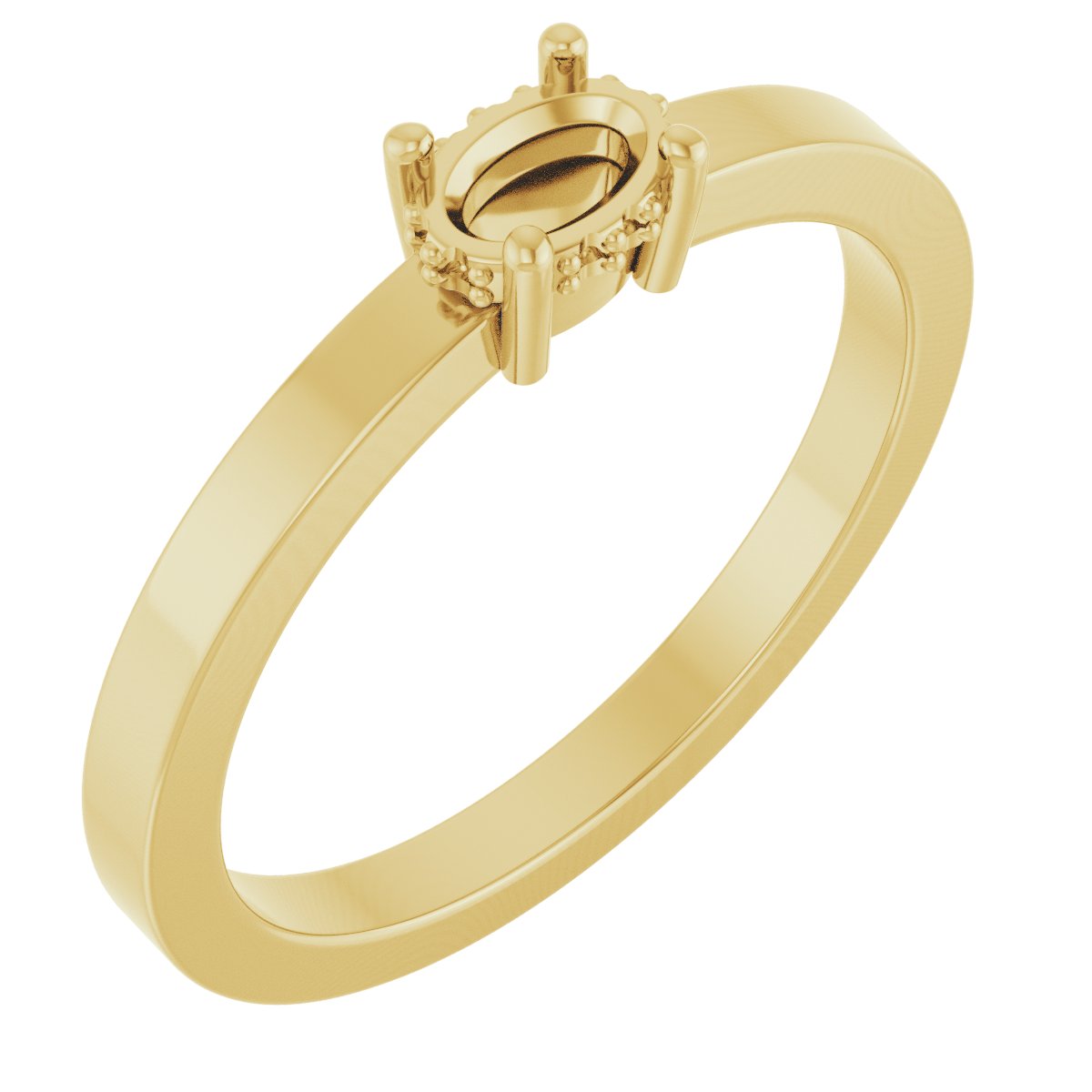 Hidden Halo-Style Ring