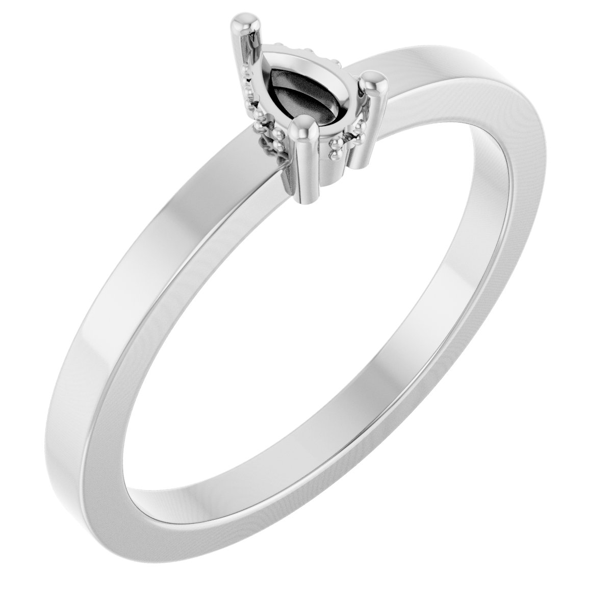 Hidden Halo-Style Ring