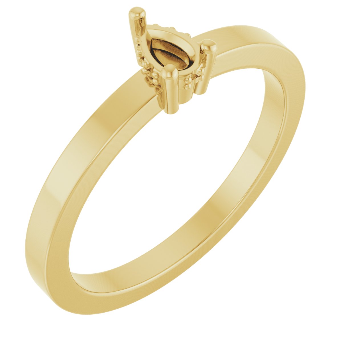 Hidden Halo-Style Ring