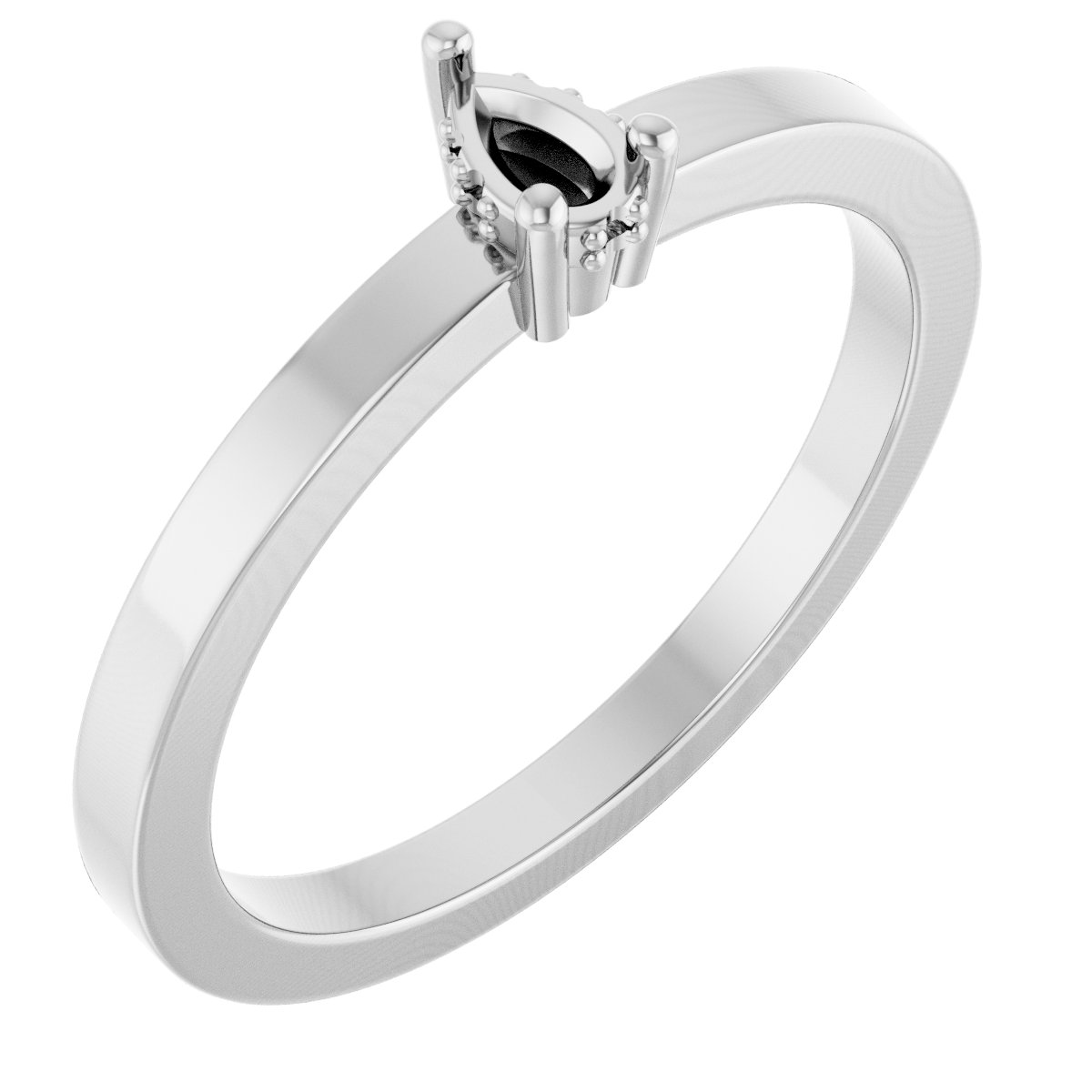 14k White Gold