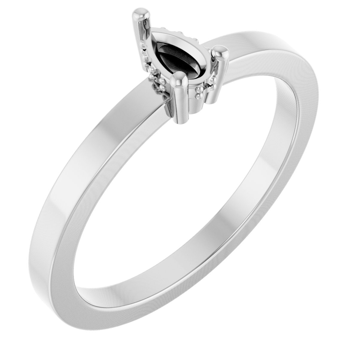 Hidden Halo-Style Ring