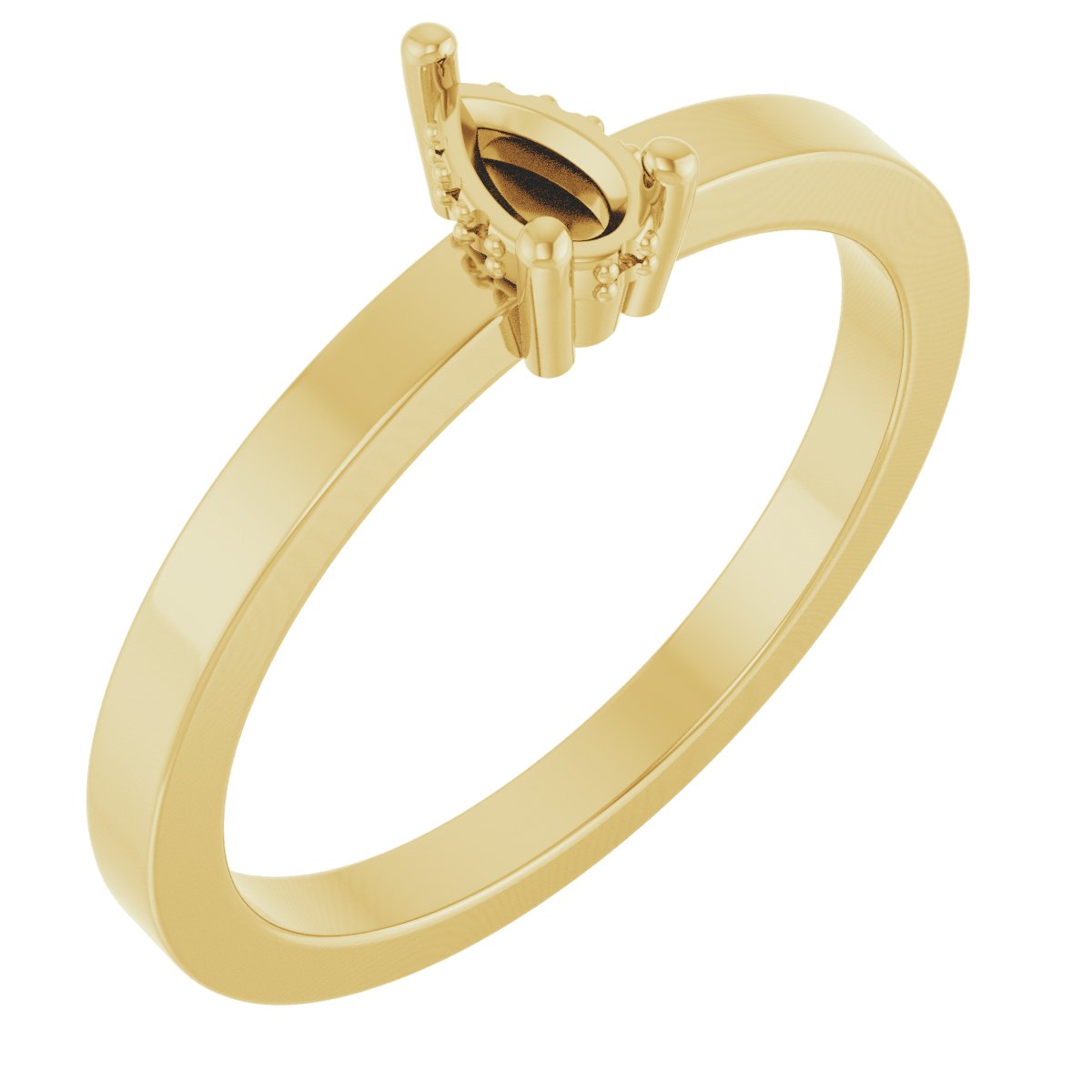 Hidden Halo-Style Ring