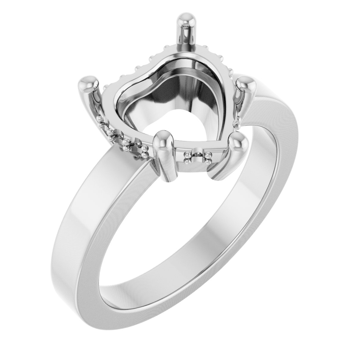 Hidden Halo-Style Ring