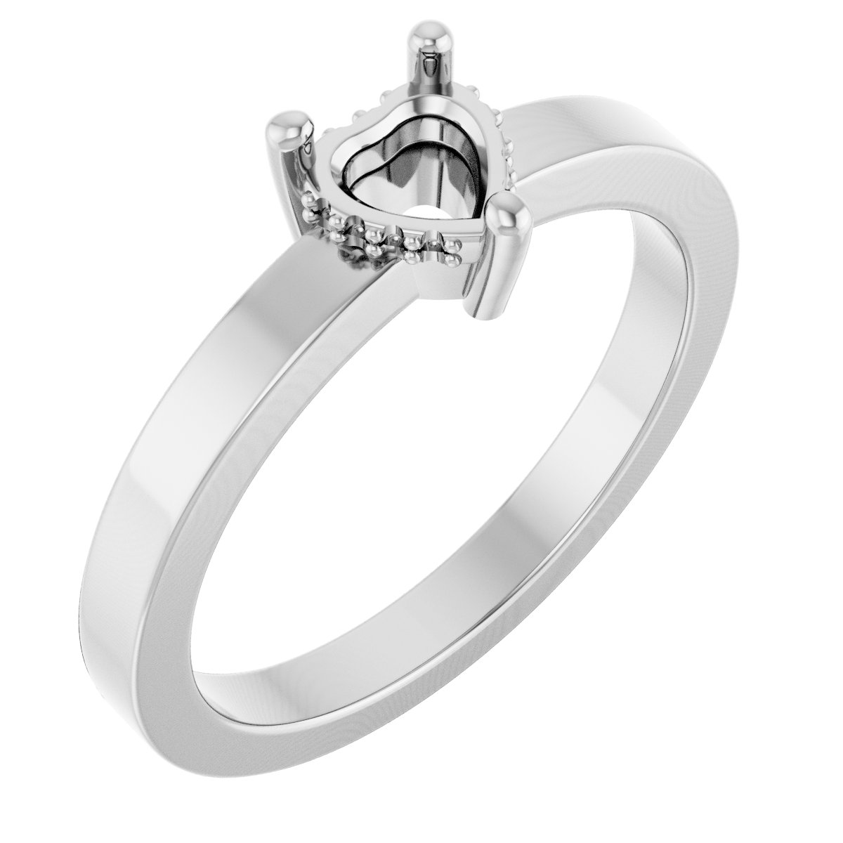 Hidden Halo-Style Ring