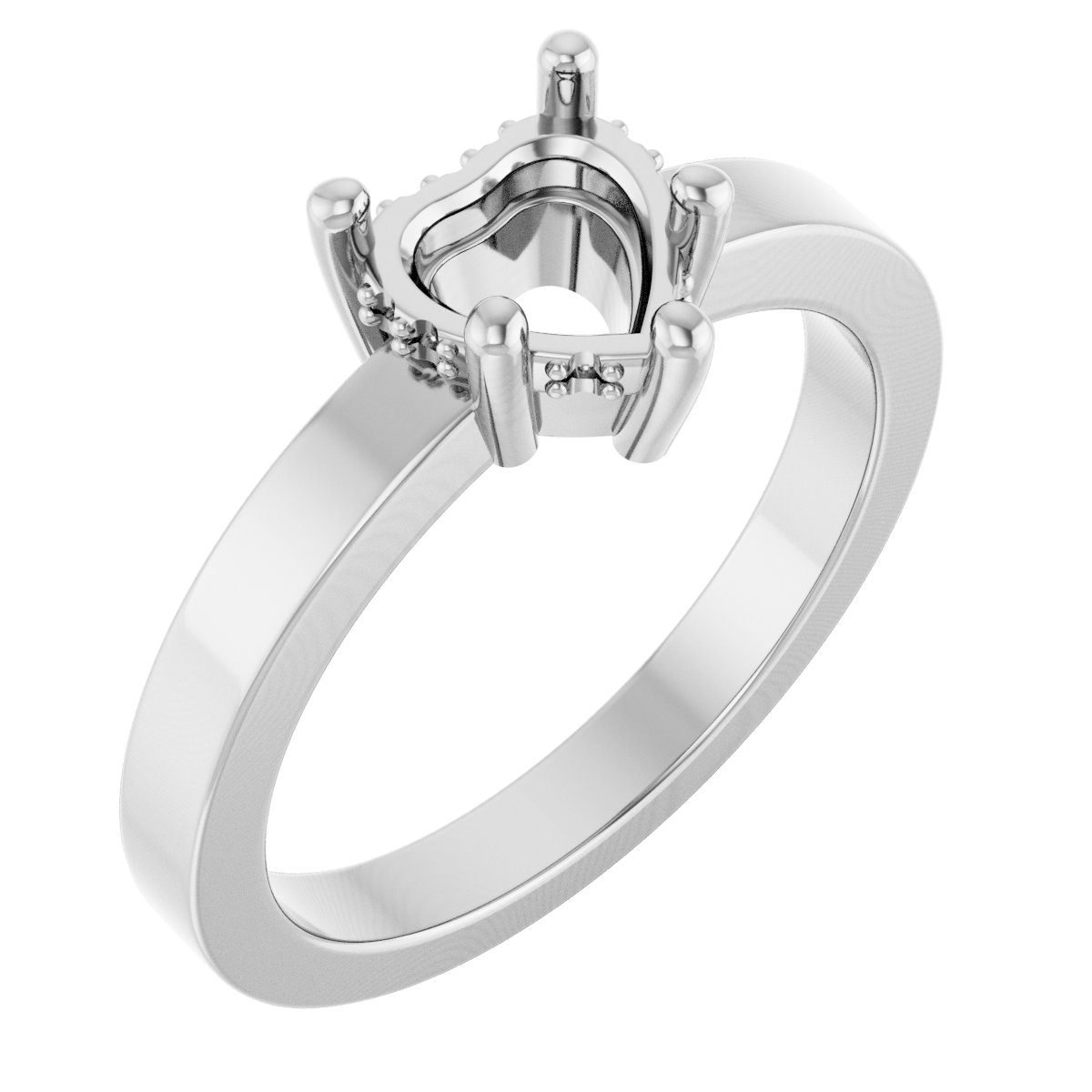 Hidden Halo-Style Ring