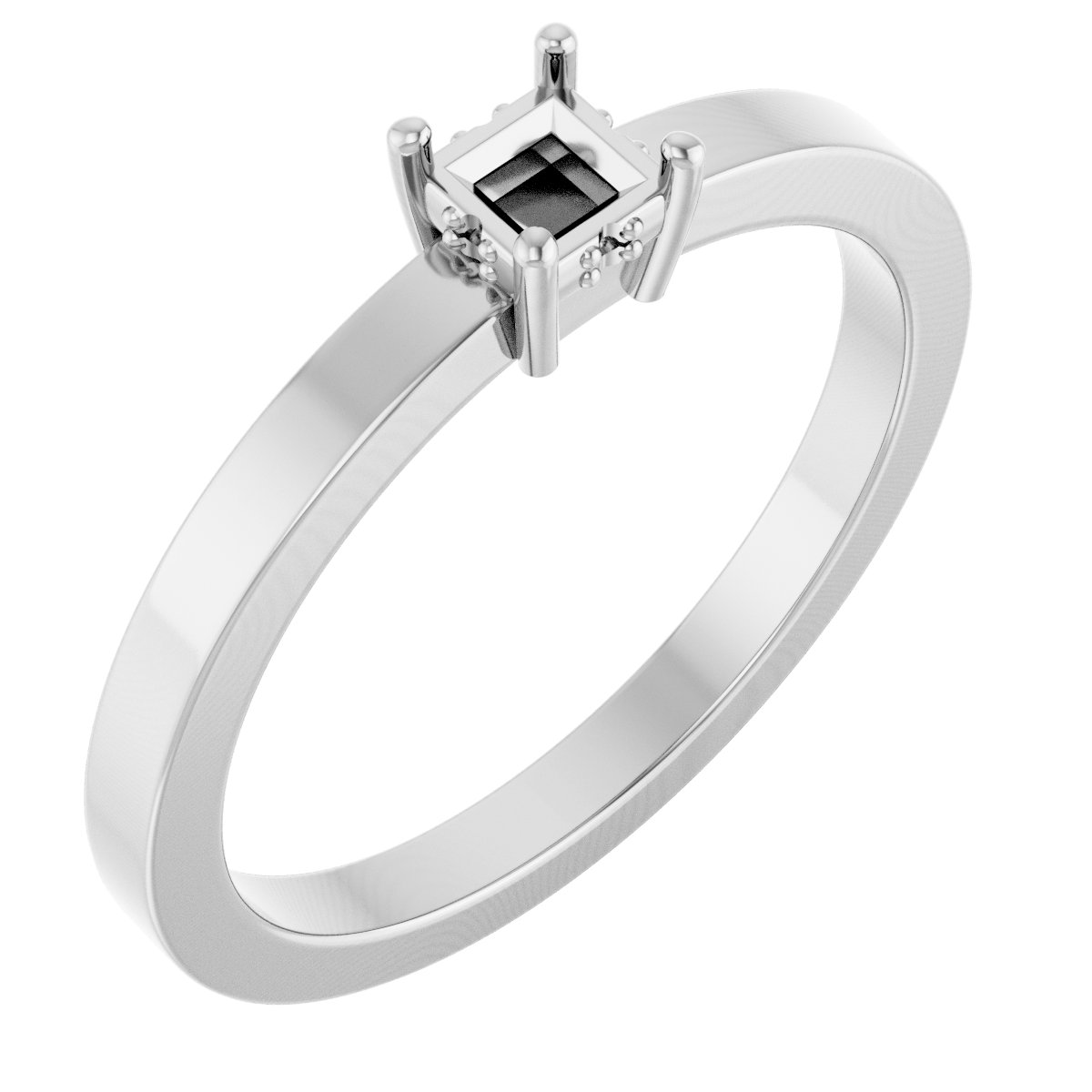 Hidden Halo-Style Ring