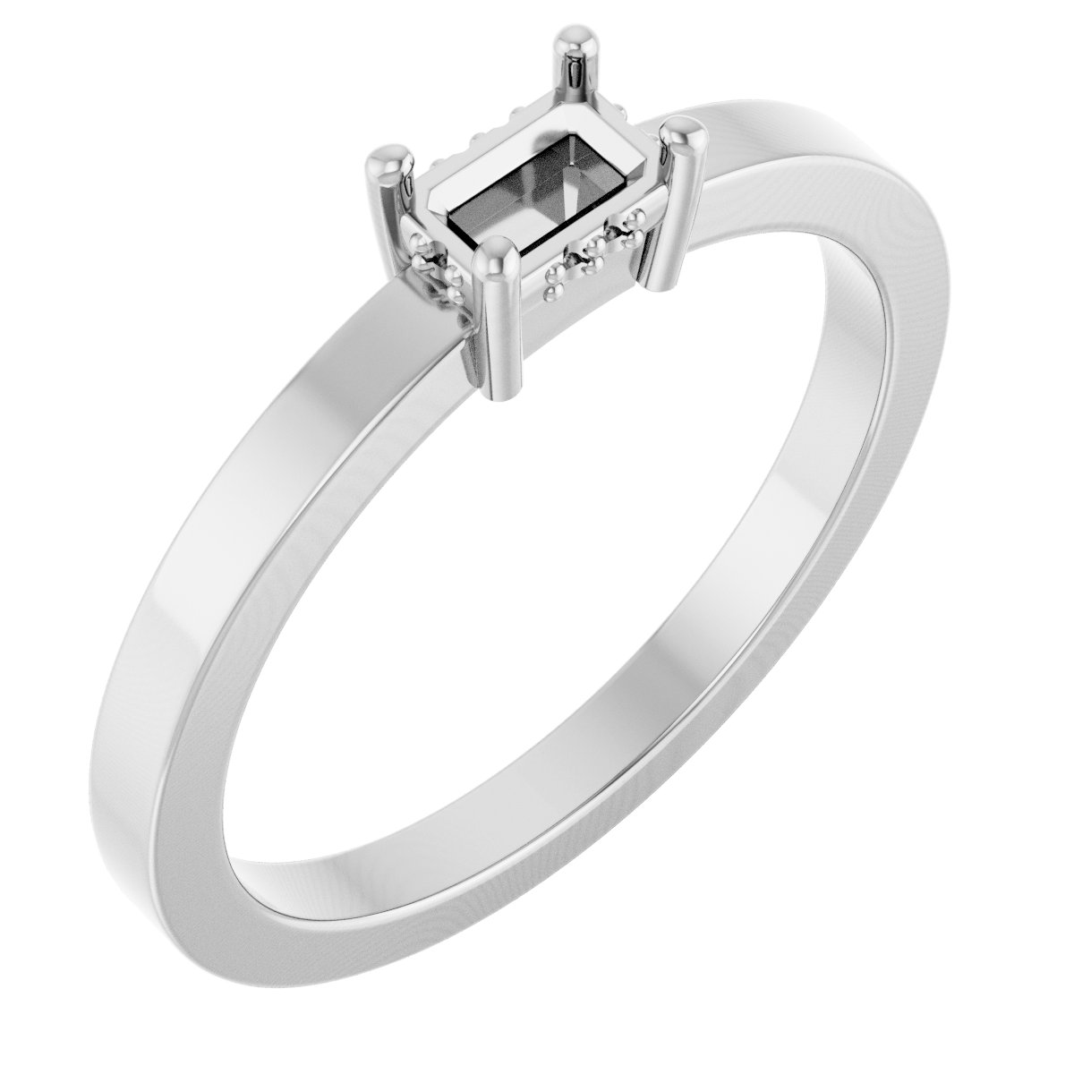 Hidden Halo-Style Ring
