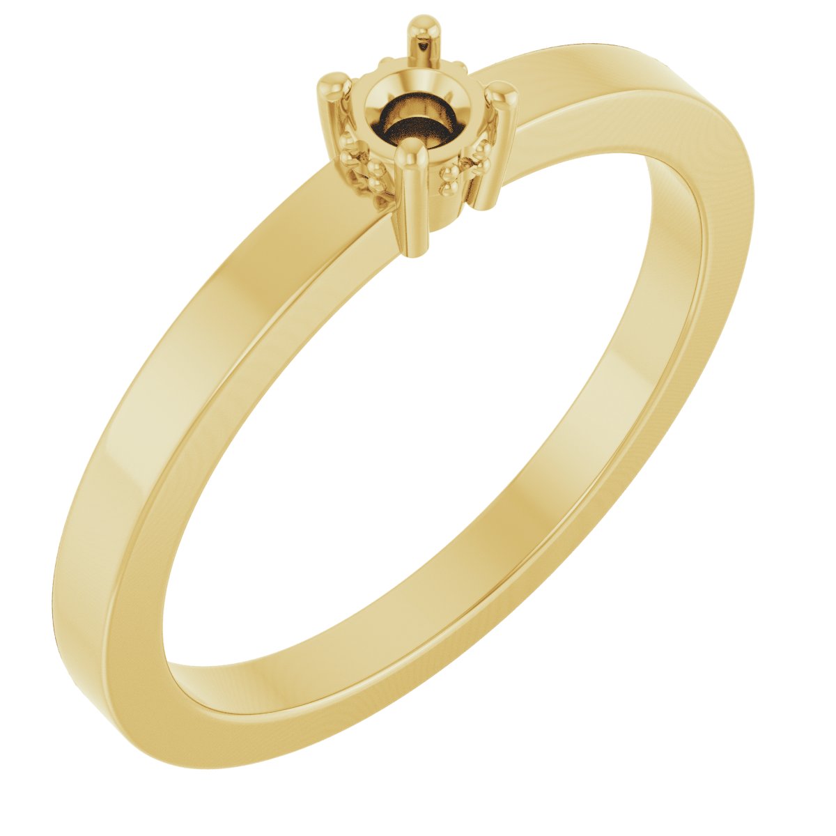 Hidden Halo-Style Ring