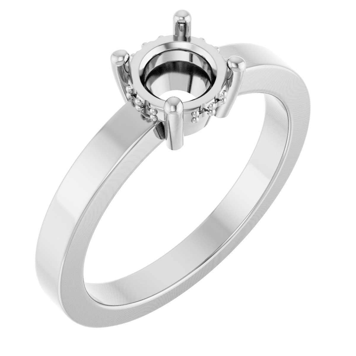 Hidden Halo-Style Ring