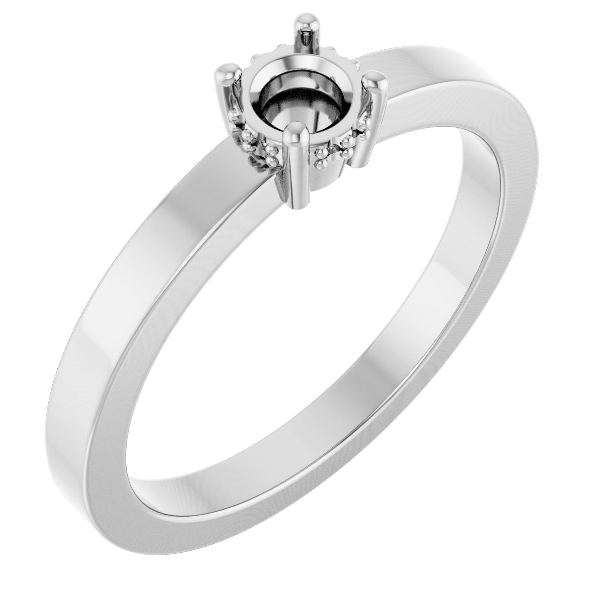 Hidden Halo-Style Ring