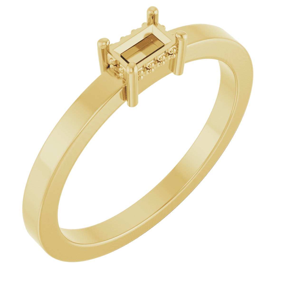 Hidden Halo-Style Ring