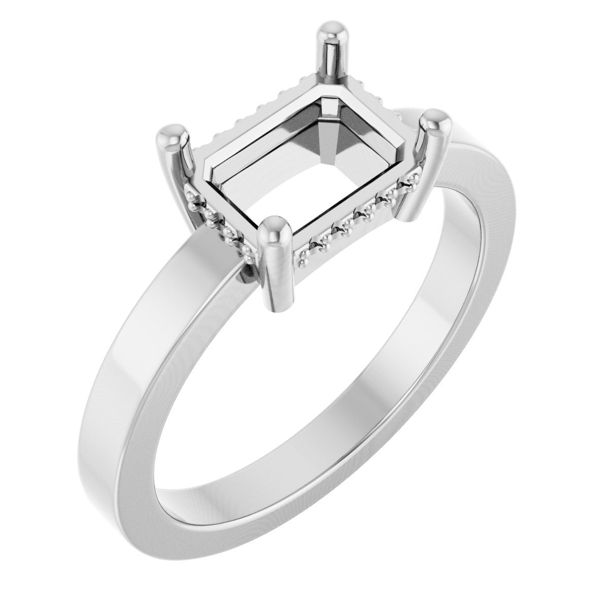 Hidden Halo-Style Ring