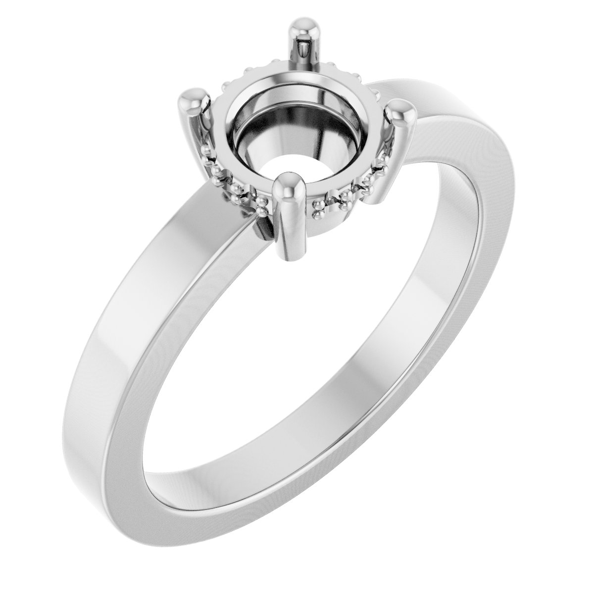 Hidden Halo-Style Ring