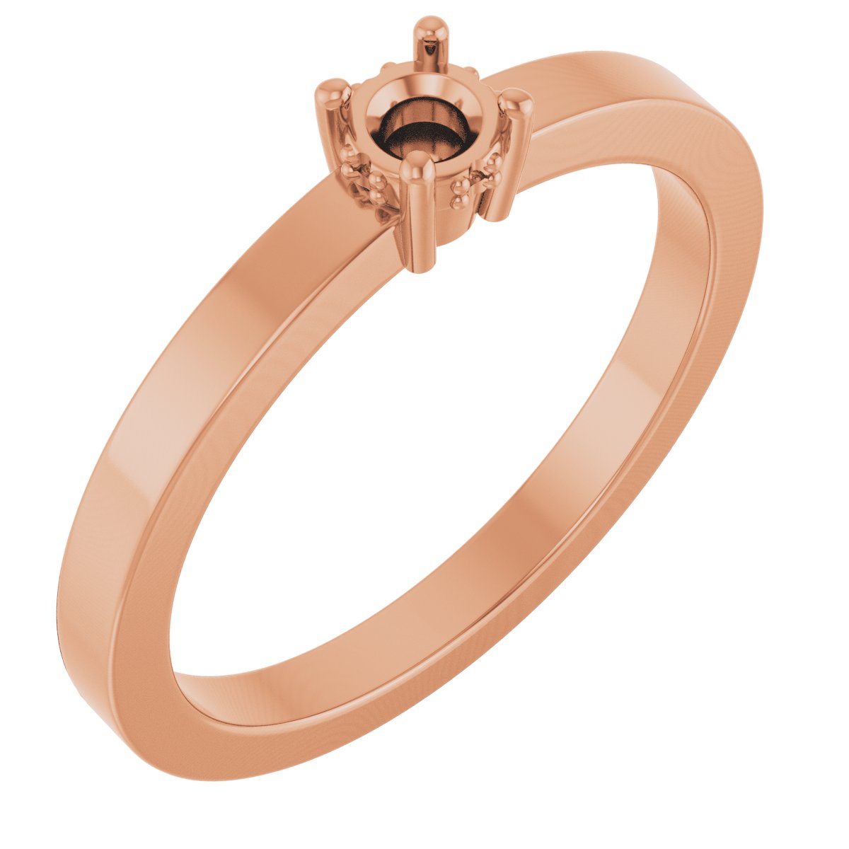 Hidden Halo-Style Ring