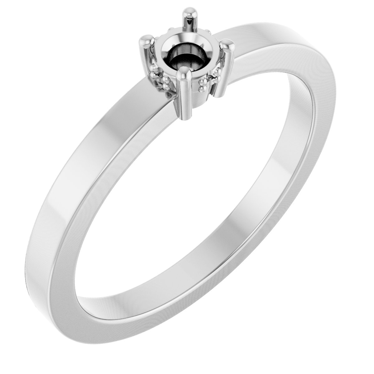 Hidden Halo-Style Ring
