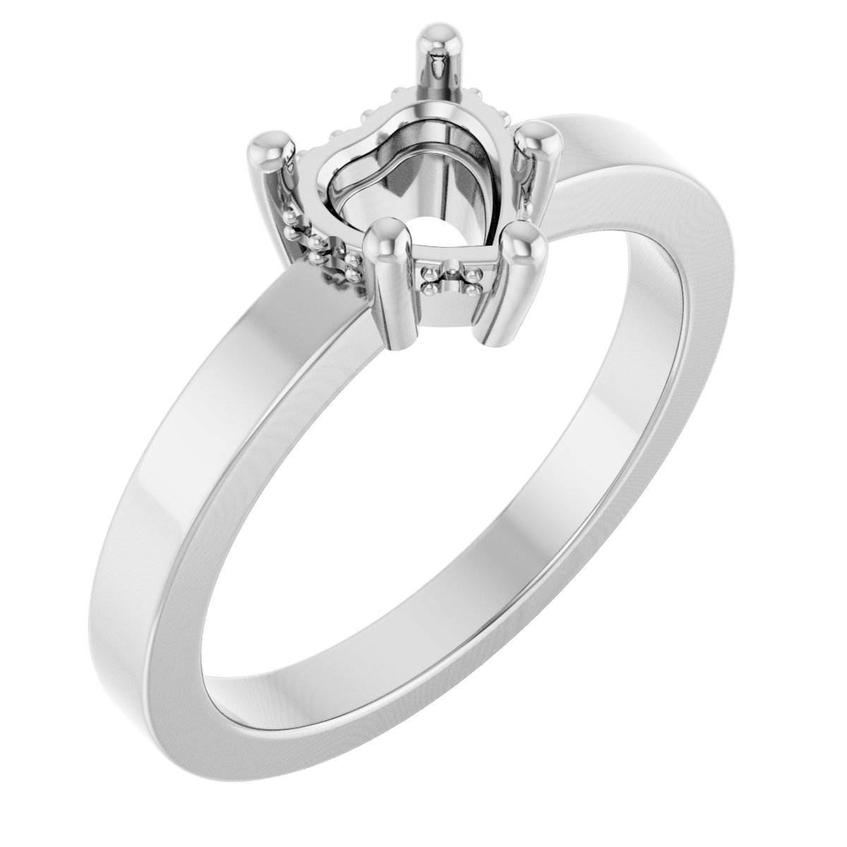 Hidden Halo-Style Ring