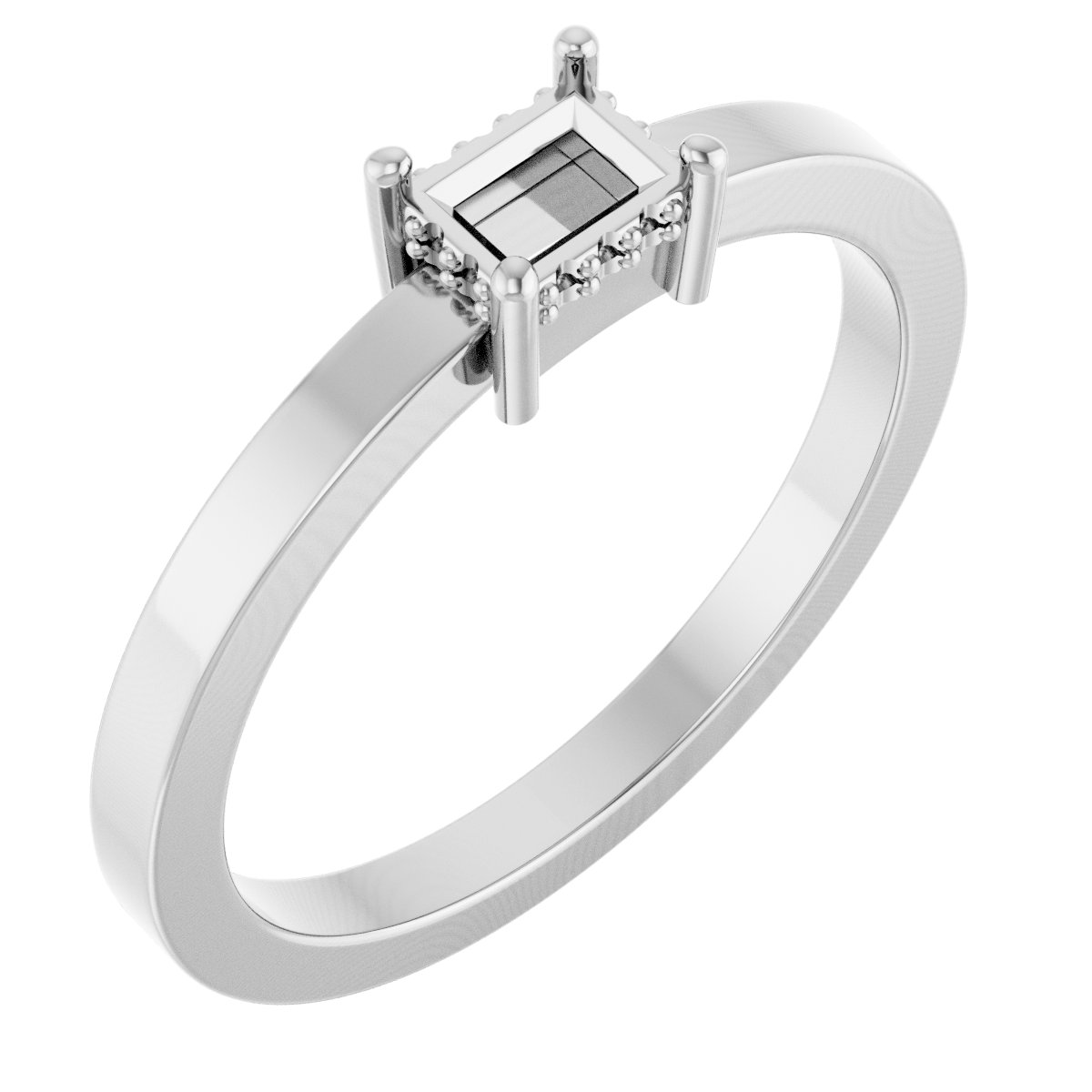 Hidden Halo-Style Ring