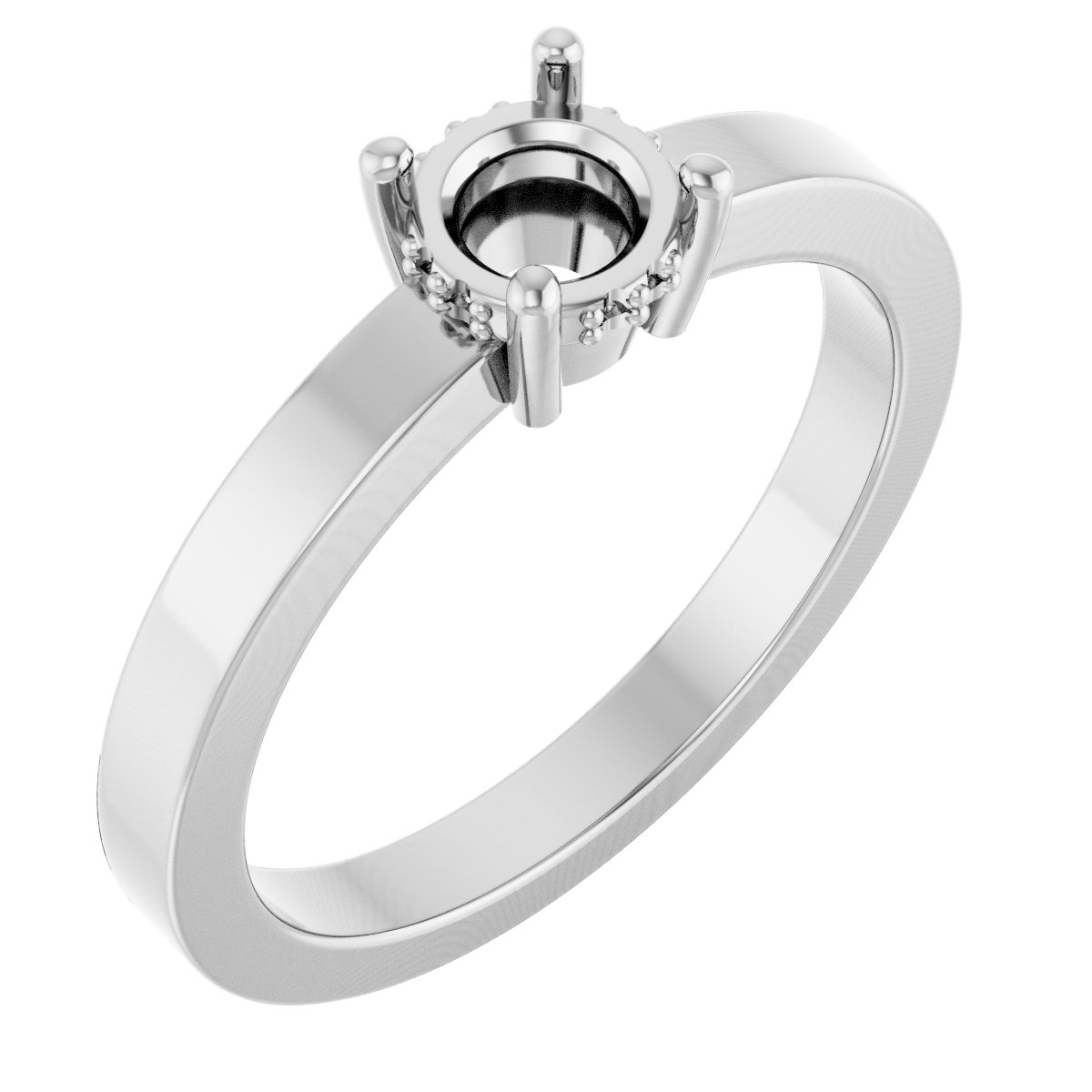 Hidden Halo-Style Ring