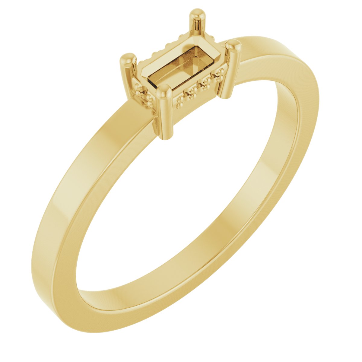 Hidden Halo-Style Ring