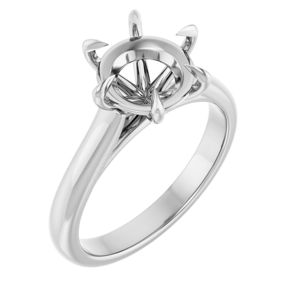 Claw-Prong Engagement Ring