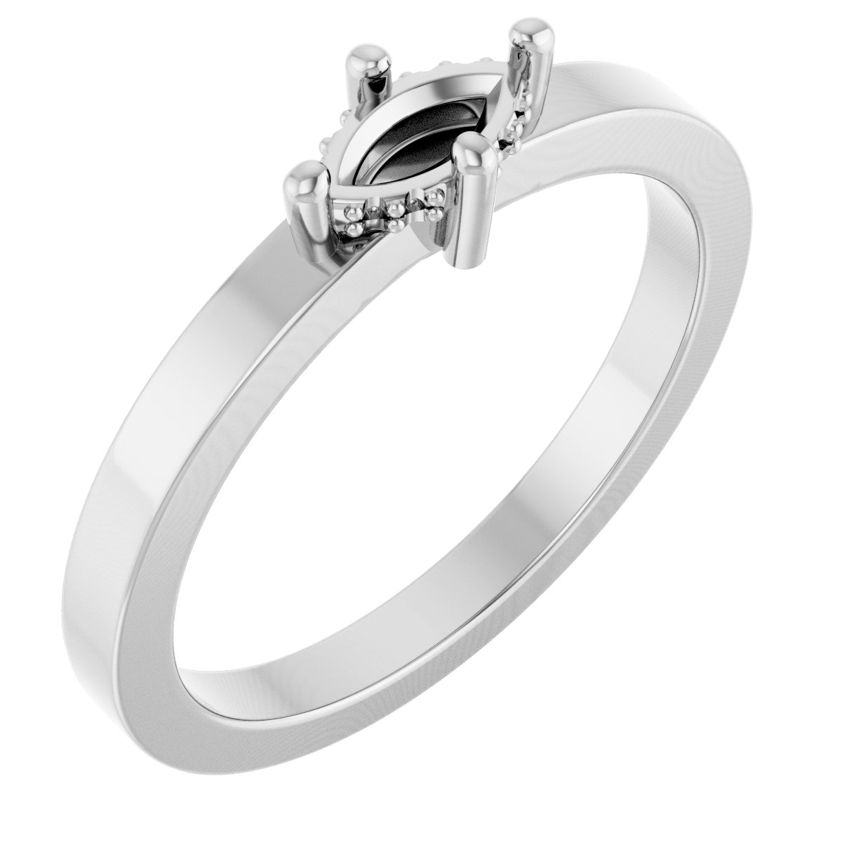 Hidden Halo-Style Ring