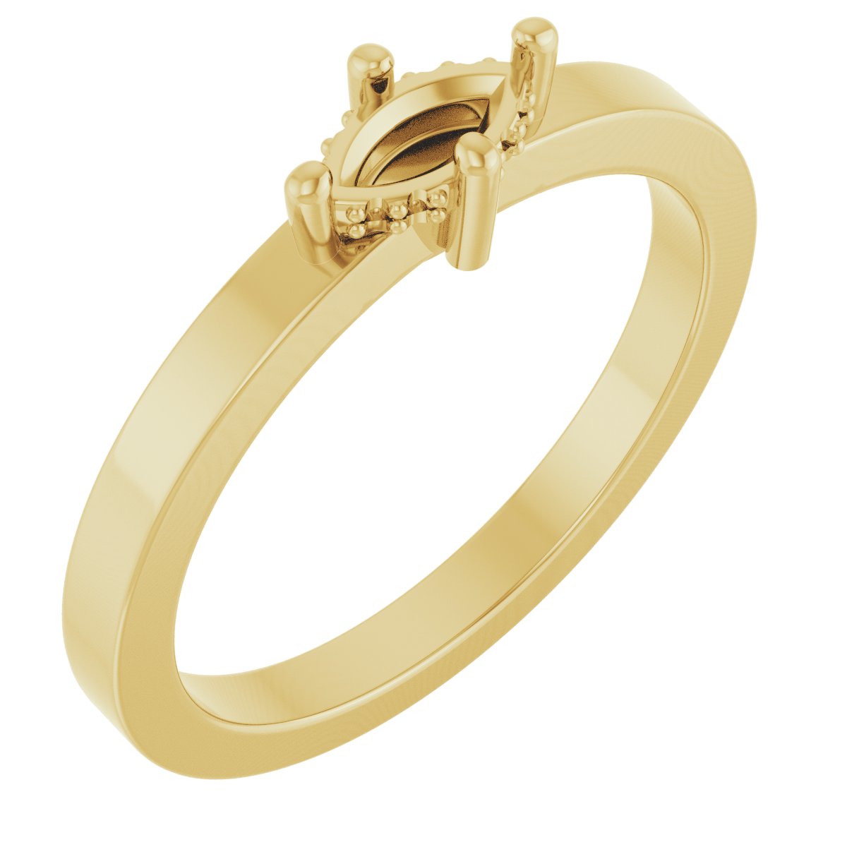 Hidden Halo-Style Ring