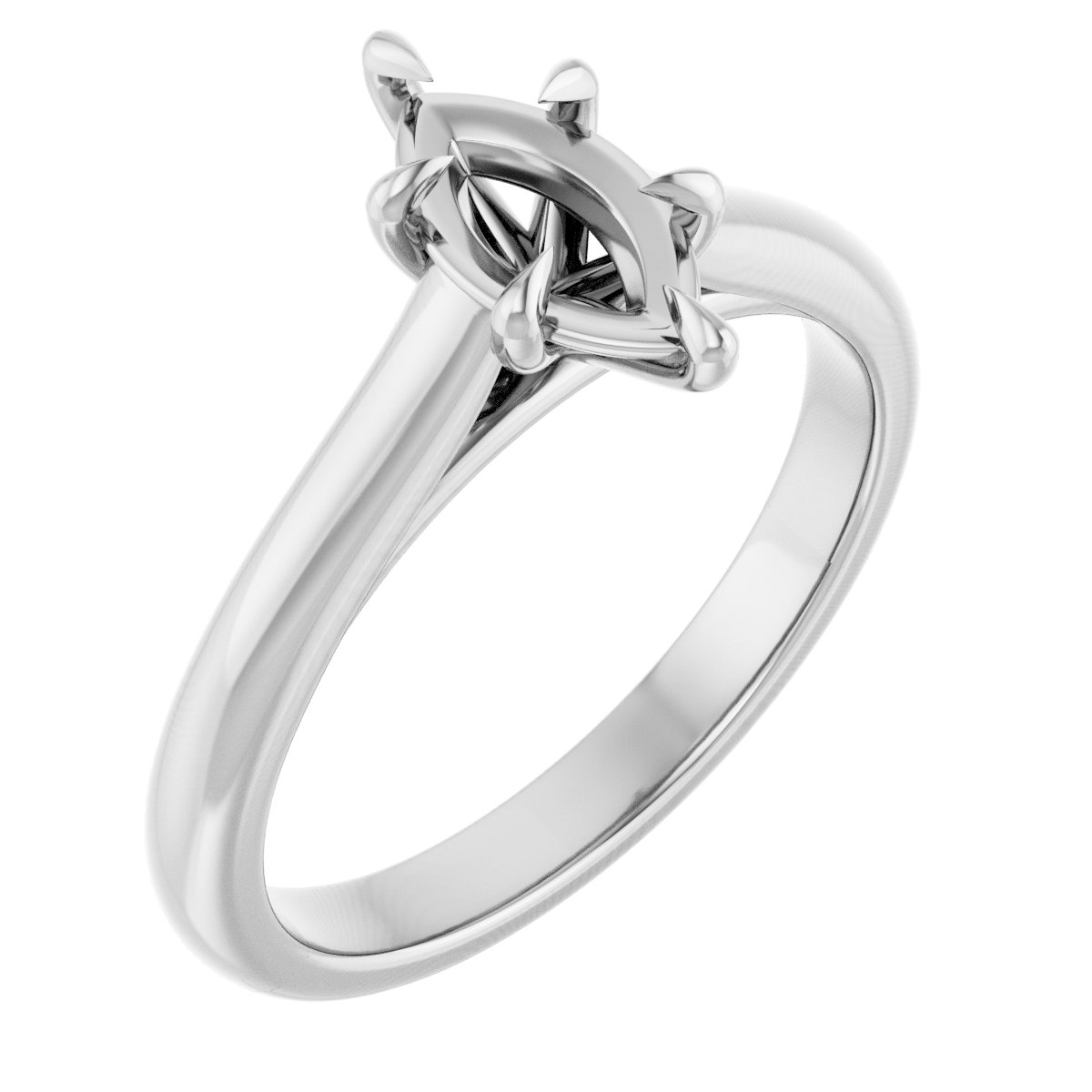 Claw-Prong Engagement Ring