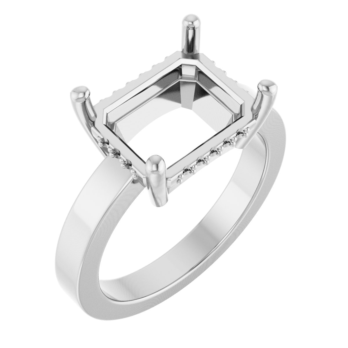 Hidden Halo-Style Ring
