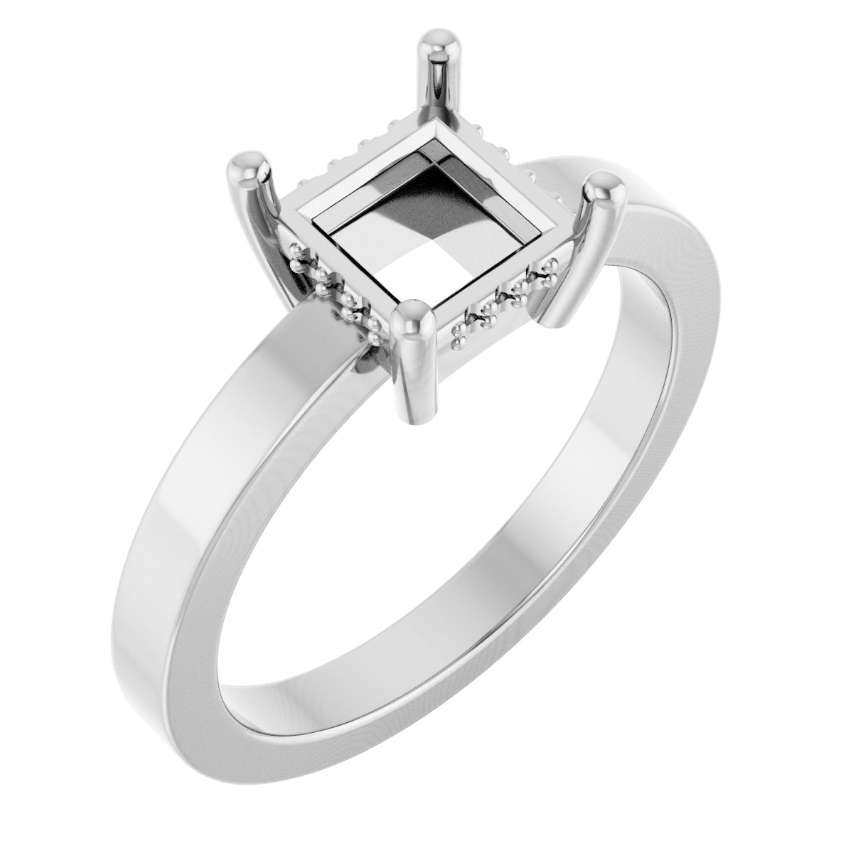 Hidden Halo-Style Ring