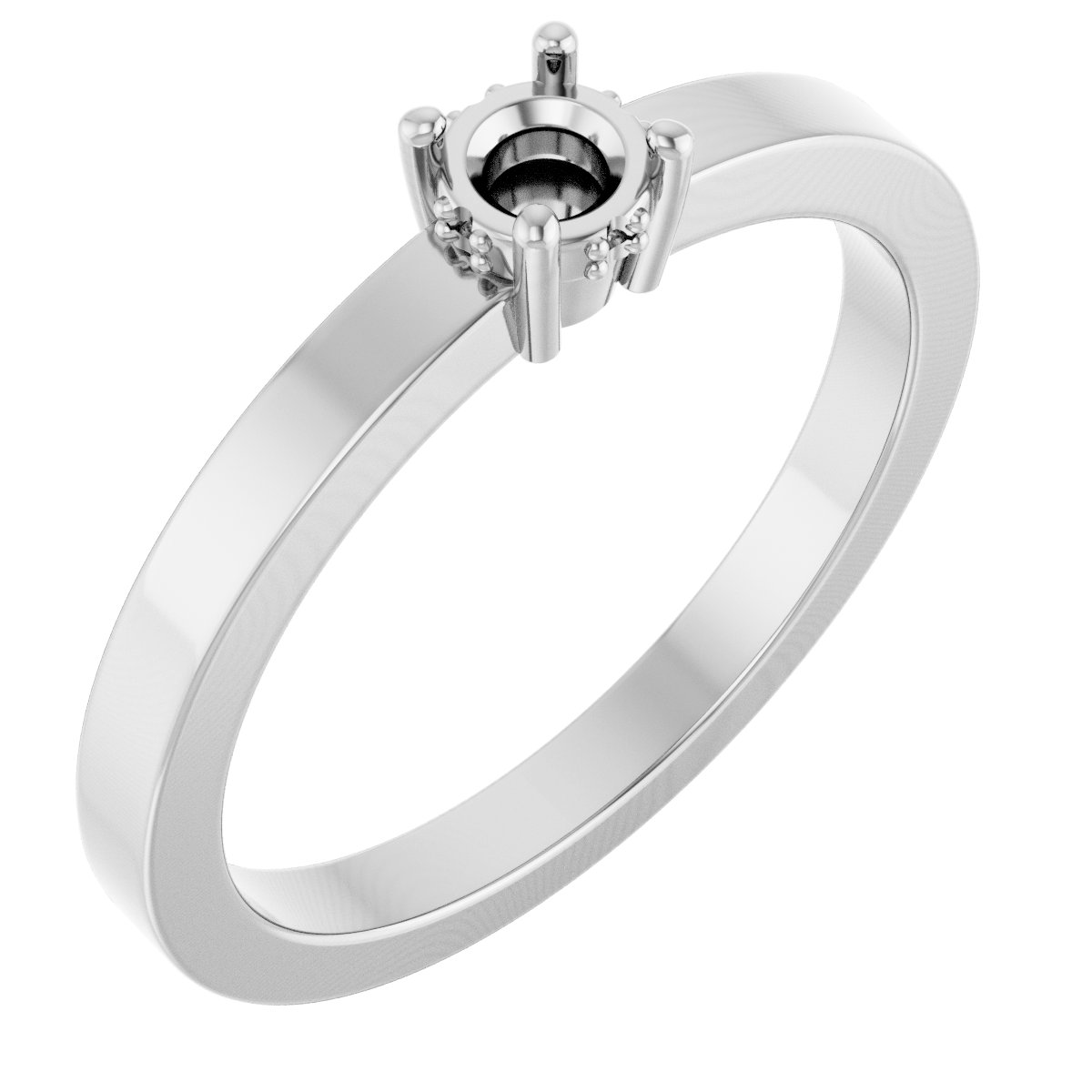 Hidden Halo-Style Ring