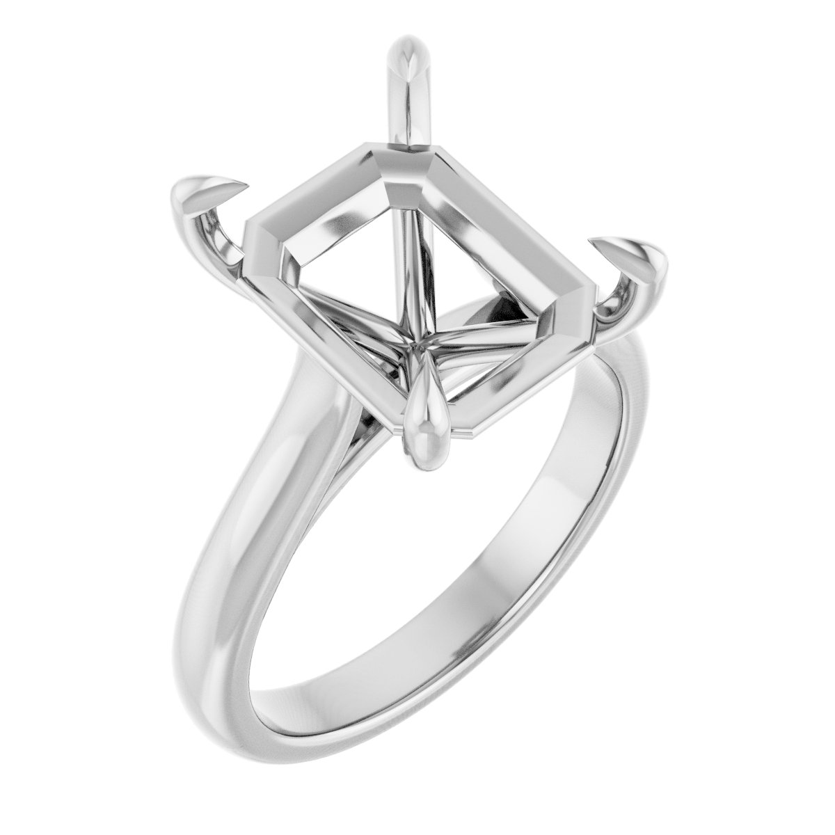 Claw-Prong Engagement Ring