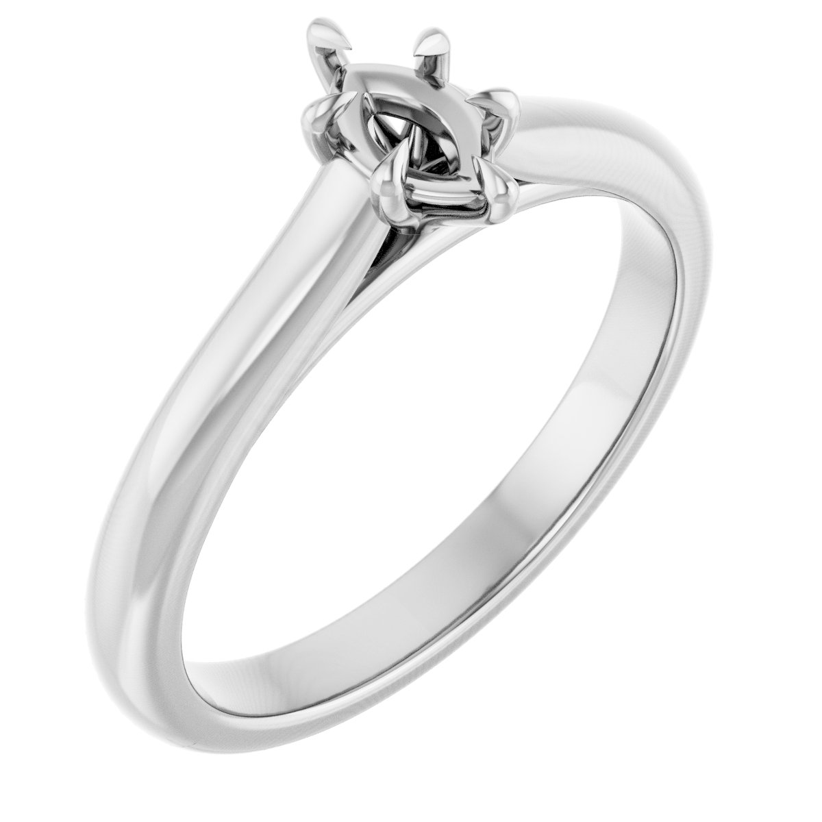 Claw-Prong Engagement Ring