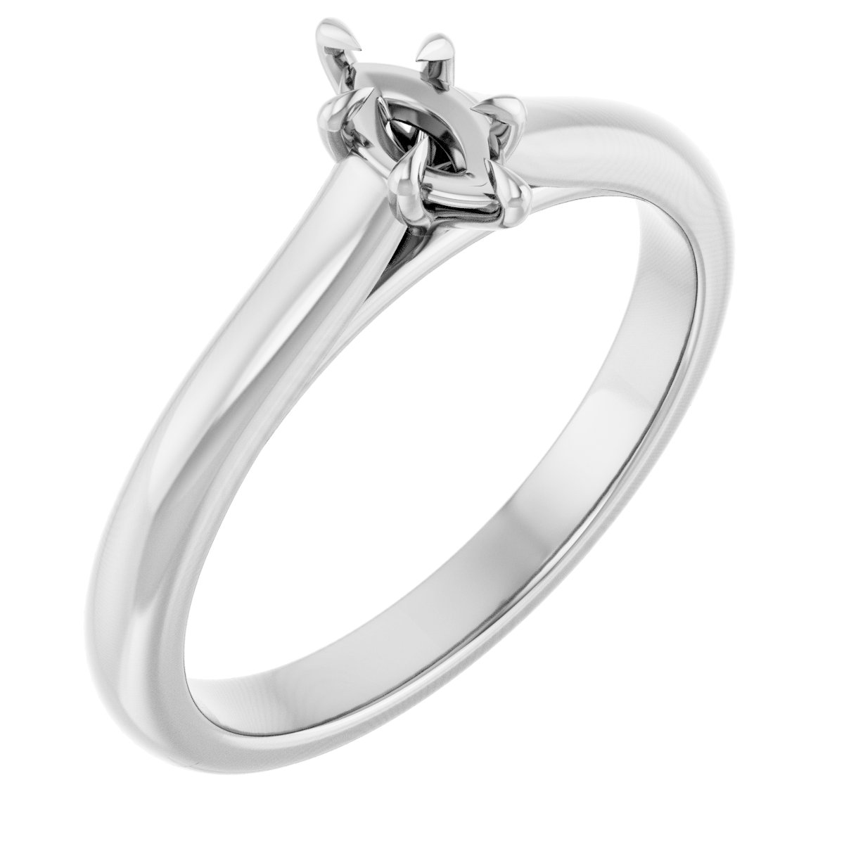 Claw-Prong Engagement Ring