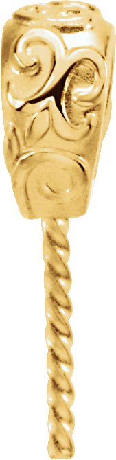 Scroll Pearl Pendant