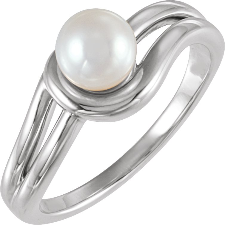 Freeform Pearl Ring