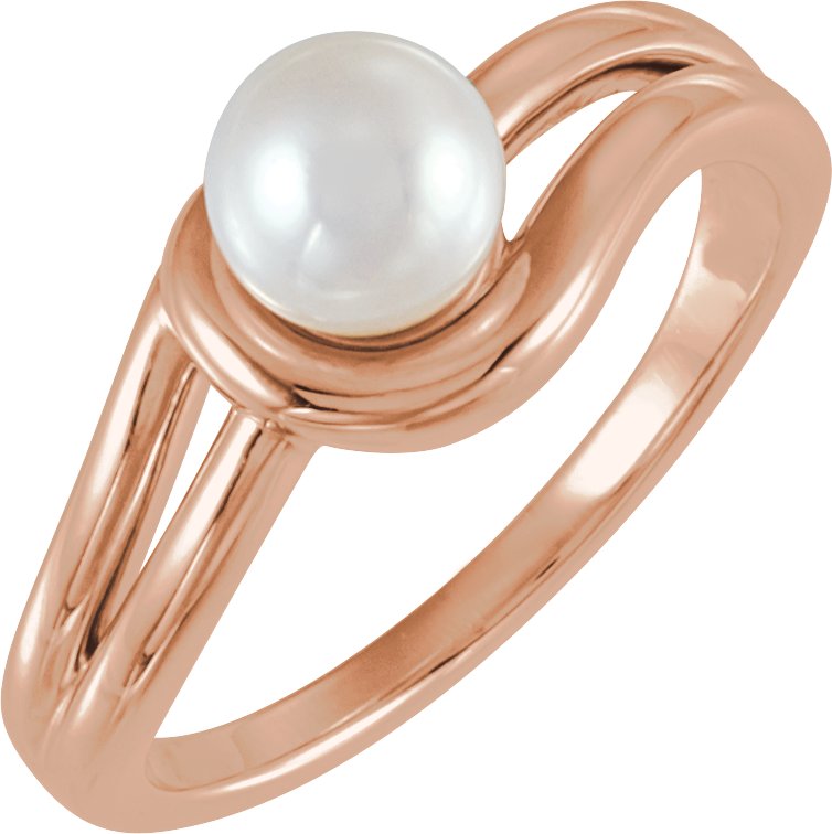 Freeform Pearl Ring