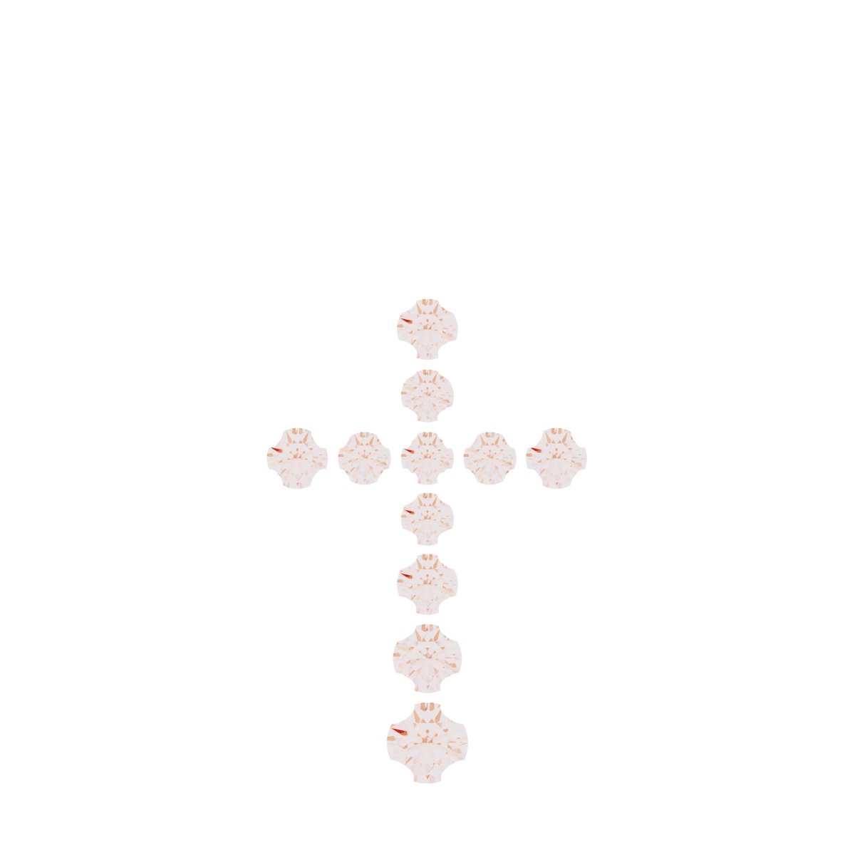 Accented Cross Pendant