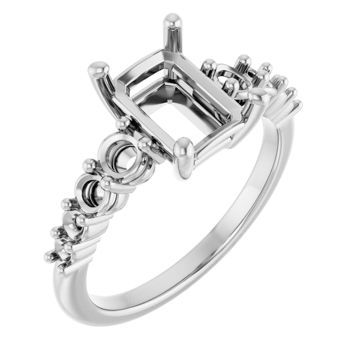 Accented Engagement Ring or Band