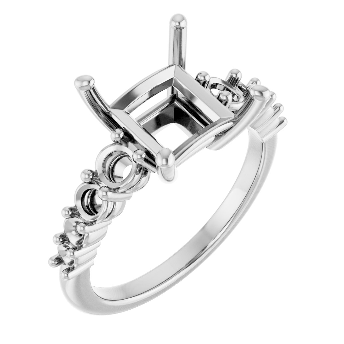 Accented Engagement Ring or Band
