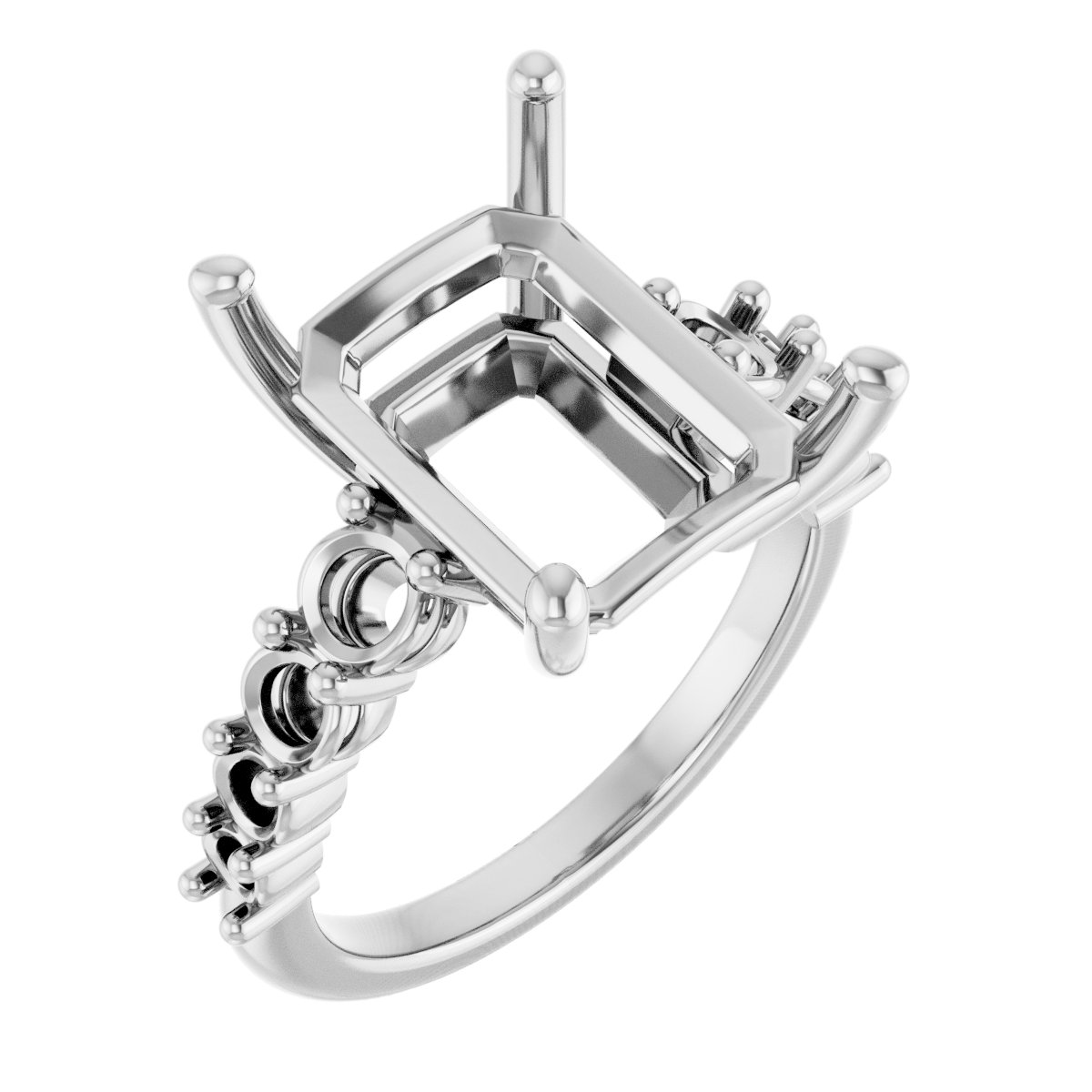 Accented Engagement Ring or Band