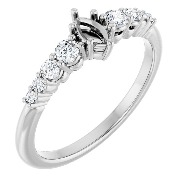 14k White Gold