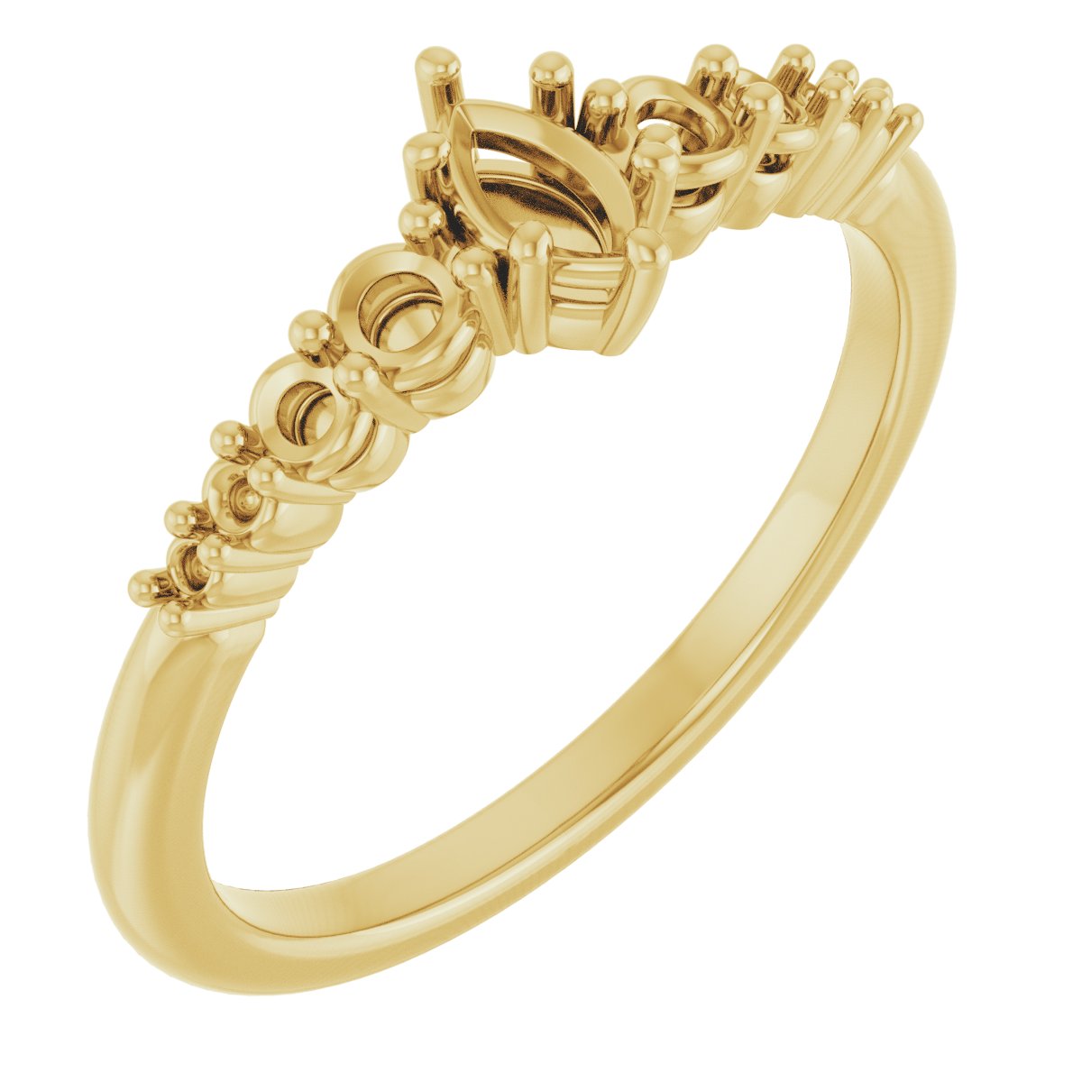 Accented Engagement Ring or Band