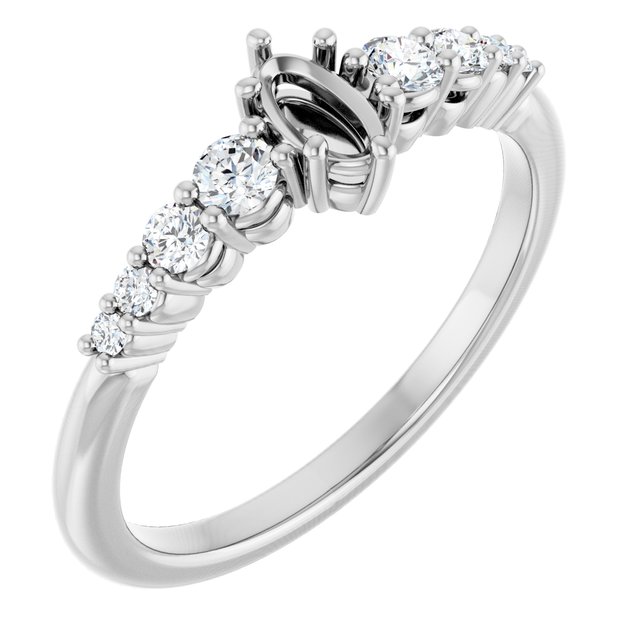 14k White Gold