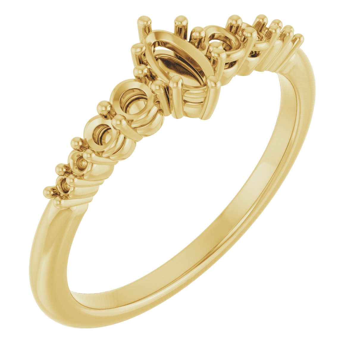 Accented Engagement Ring or Band