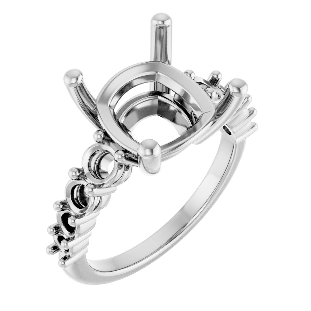 Accented Engagement Ring or Band