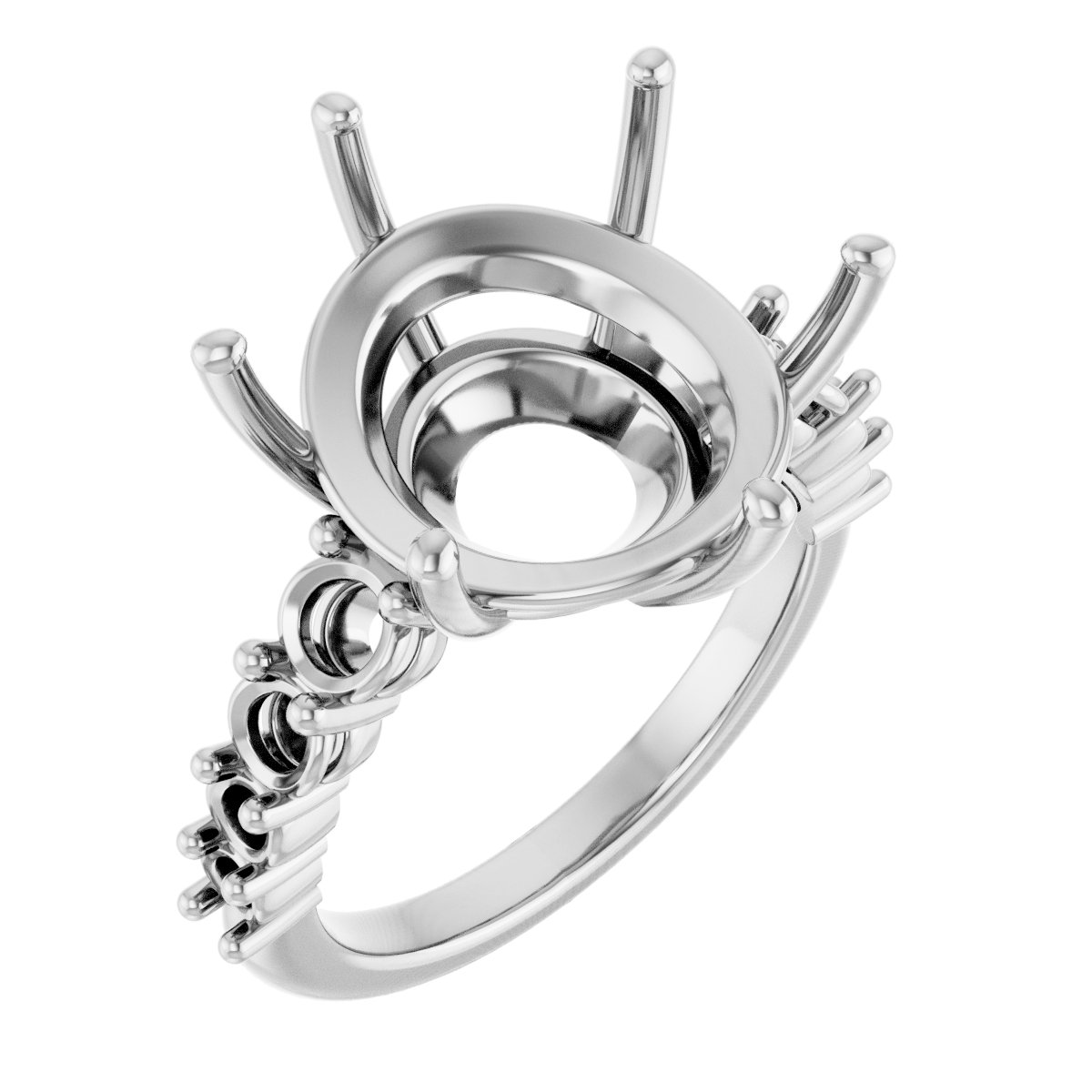 Accented Engagement Ring or Band