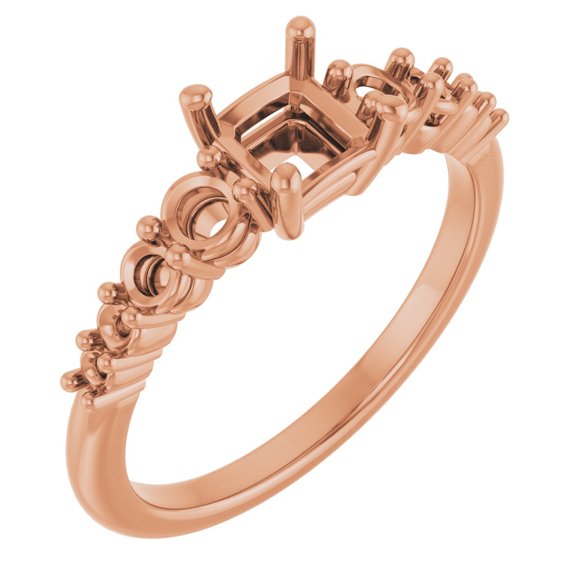 Accented Engagement Ring or Band
